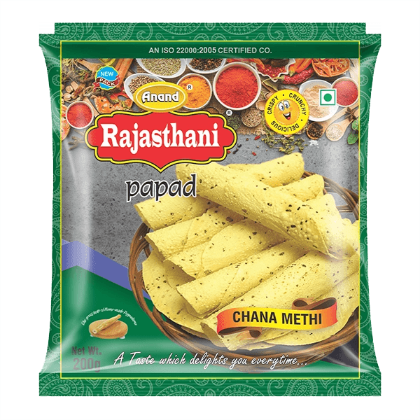 Chana Methi Papad – 200GM