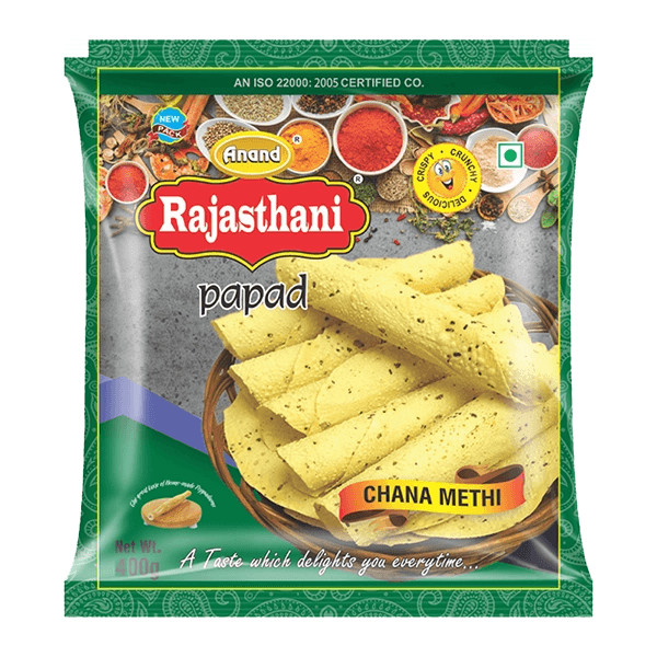 Chana Methi Papad 400GM