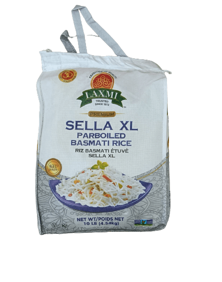 Laxmi Sella XL Parboiled Basmati Rice (10LB)