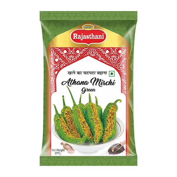 Athana Mirchi (Green) – 200GM