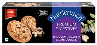 Nutricrunch Chocolate, Cashew & Oats Cookies