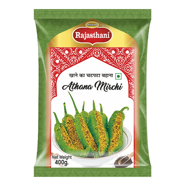 Athana Mirchi Green 400GM