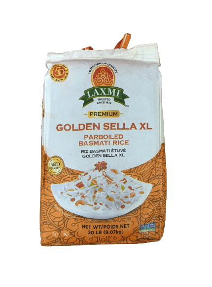 Laxmi Golden Sella XL Basmati Rice (20LB)