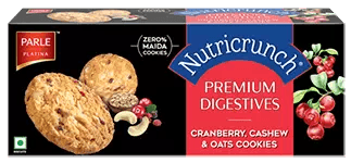Nutricrunch Cranberry, Cashew & Oats Cookies