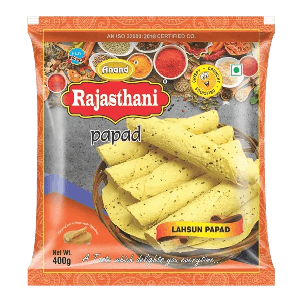 Moong Lahsun Papad