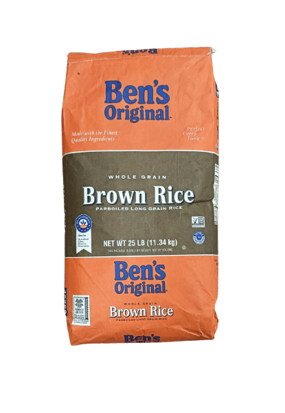 Ben's Original Brown Parboiled Long Grain Rice (25LB)